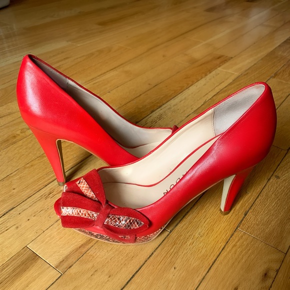 Red Sacha London Heels - Picture 2 of 2